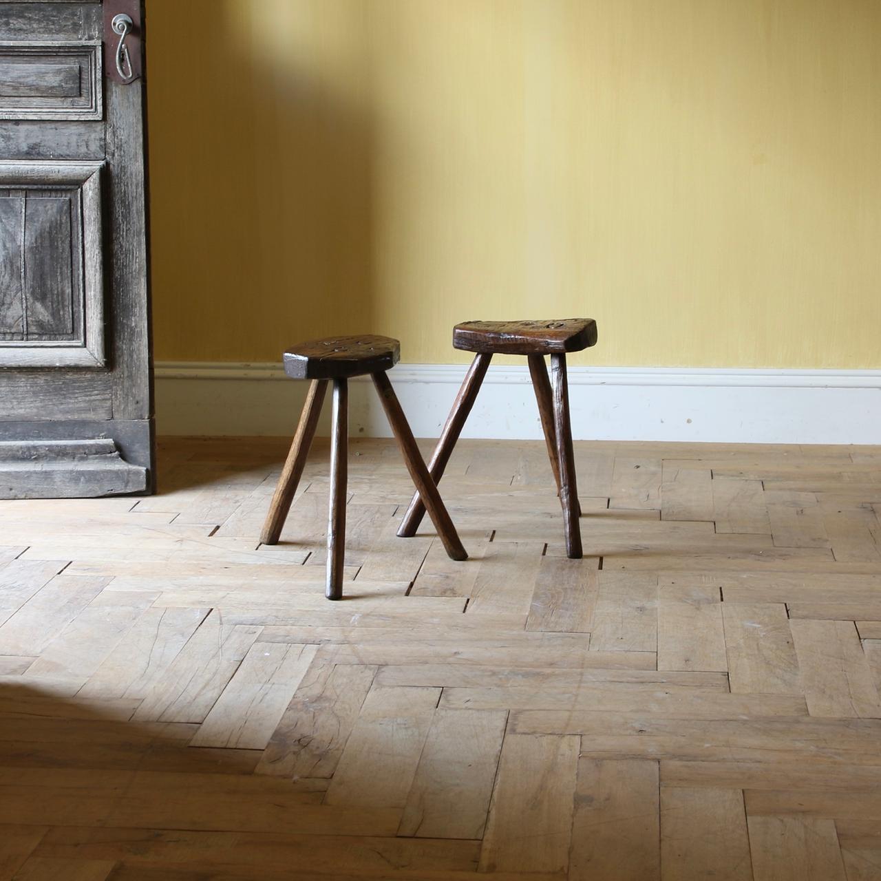 155-13 - Pair of Cutler or Milking Stools